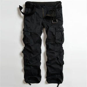 Pants Men's Cargo Pants Casual Multi-Pocket Military