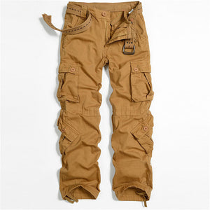 Pants Men's Cargo Pants Casual Multi-Pocket Military