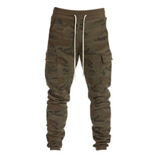 Load image into Gallery viewer, 2018 Solid Harem Pants Men Cotton Army Camouflage Military Gyms Sweatpants