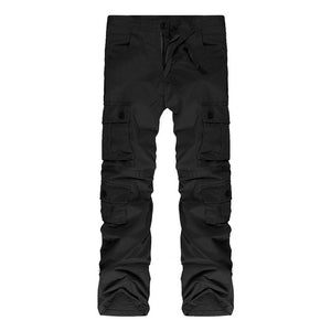 2018 Fashion Cotton Men Military Long Cargo Overall Multi-pocket Pants