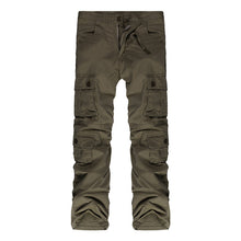 Load image into Gallery viewer, 2018 Fashion Cotton Men Military Long Cargo Overall Multi-pocket Pants