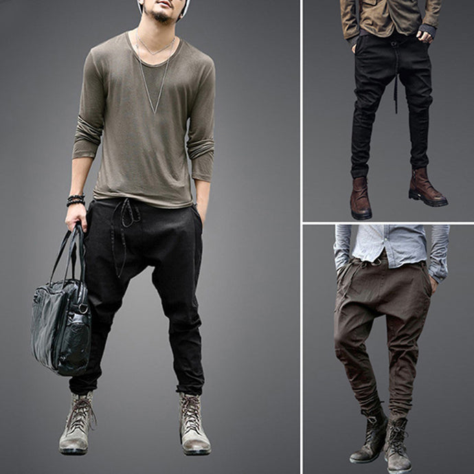 Stylish Spring Autumn Men's Harem Pants Slim Fit